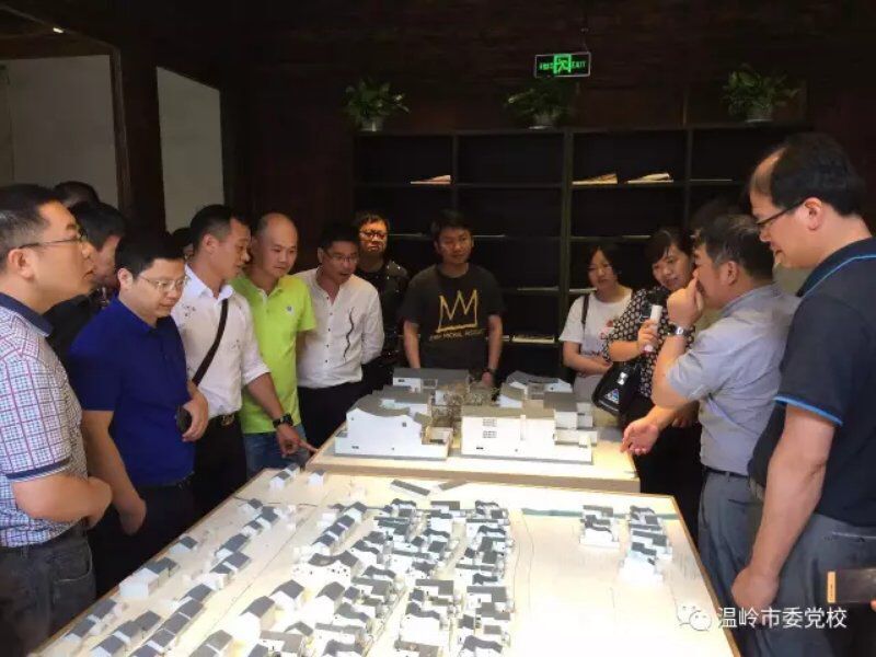 公司董事长参与徽派建筑设计调研